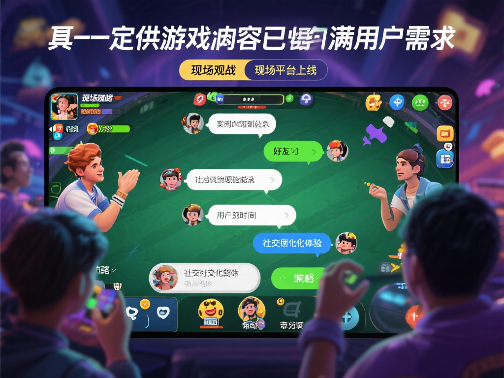 仅仅提供游戏内容已难以满足用户需求。通过引入实时聊