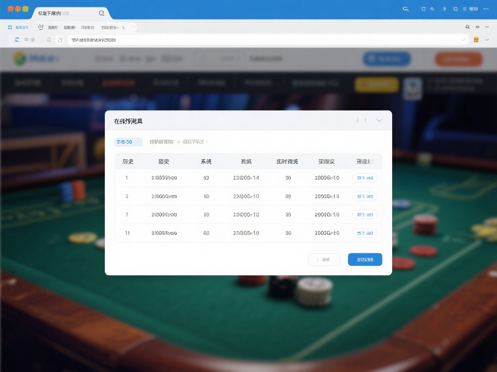 智能算法助力:全网免费百家乐预测工具详细攻略 网页型预测工具
这种工具一般无需下载,直接在网页