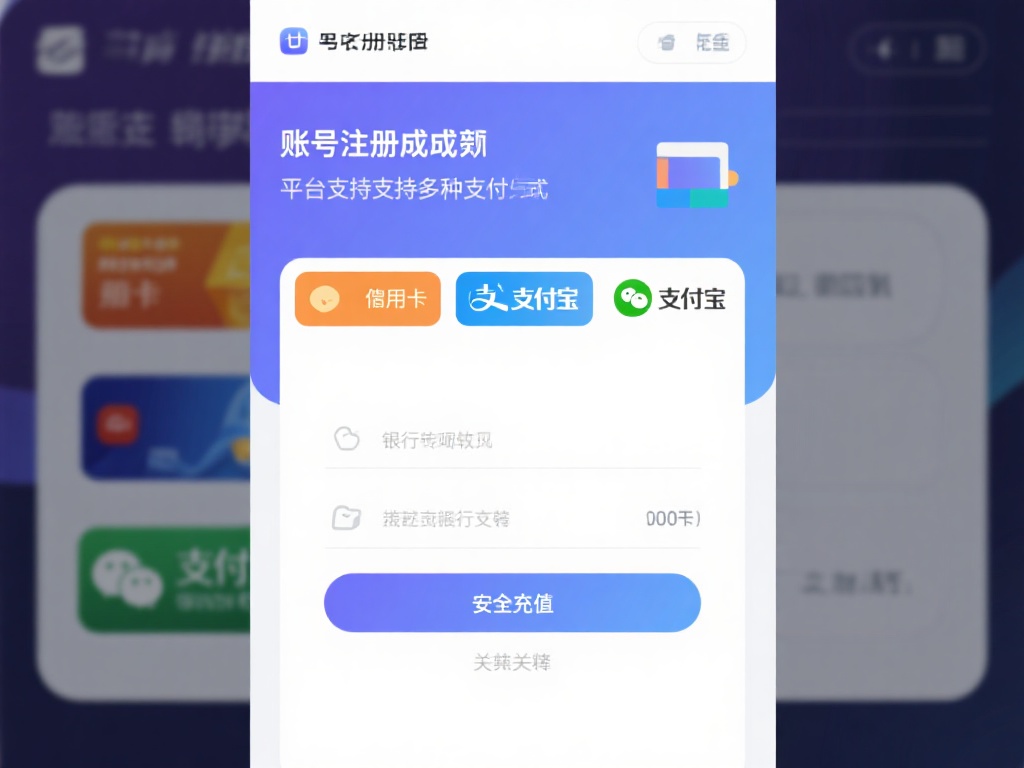 账号注册成功后，充值是下一个重要环节。平台通常支持