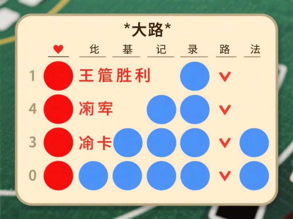 新手入门:详细解读百家乐看路技巧关键步骤 *大路:*这是最基本的记录路法,用直观的方式记录庄