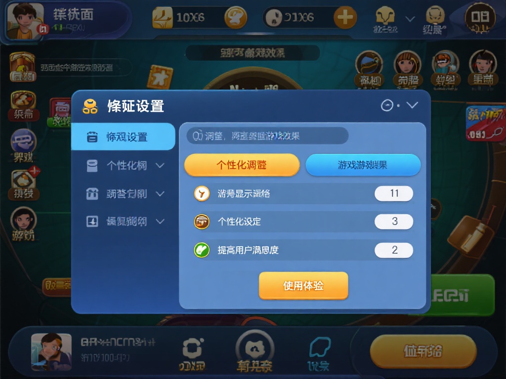 接着是偏好设置和个性化调整。用户可以根据自身需求来